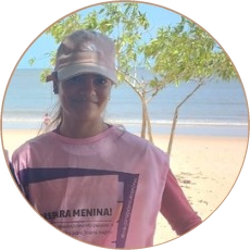 Orelie, participante do Projeto Se Prepara Menina