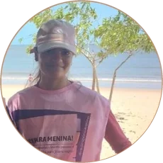 Orelie, participante do Projeto Se Prepara Menina